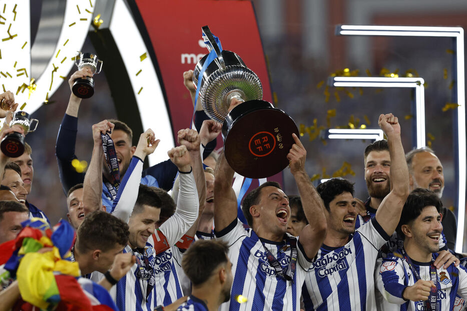 Valid Sociedad venció en los penales a Atlético de Madrid y se quedó con la Copa del Rey